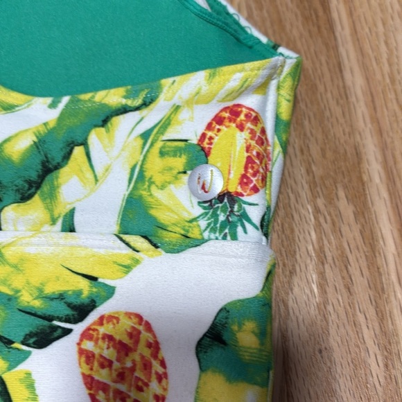 Wildfox Sweat Palms & Pina Racerback with Adjustable Straps Sports Bra - Picture 2 of 5